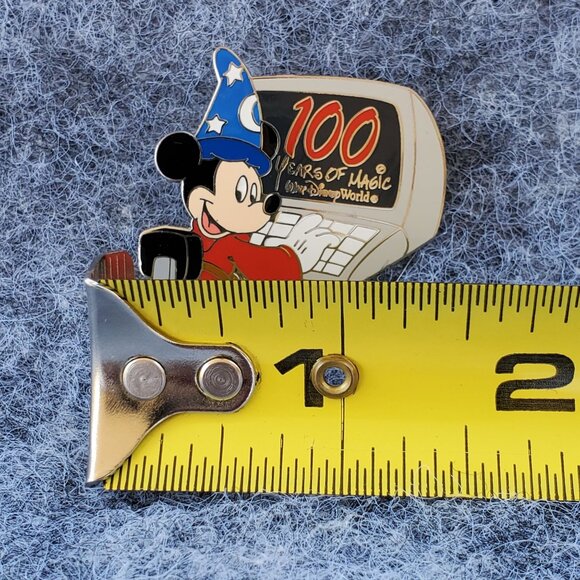 VTG Disney Pin Walt Disney's 100 Birthday Mickey Mouse Sorcerers Apprentice 2001 - Picture 5 of 5
